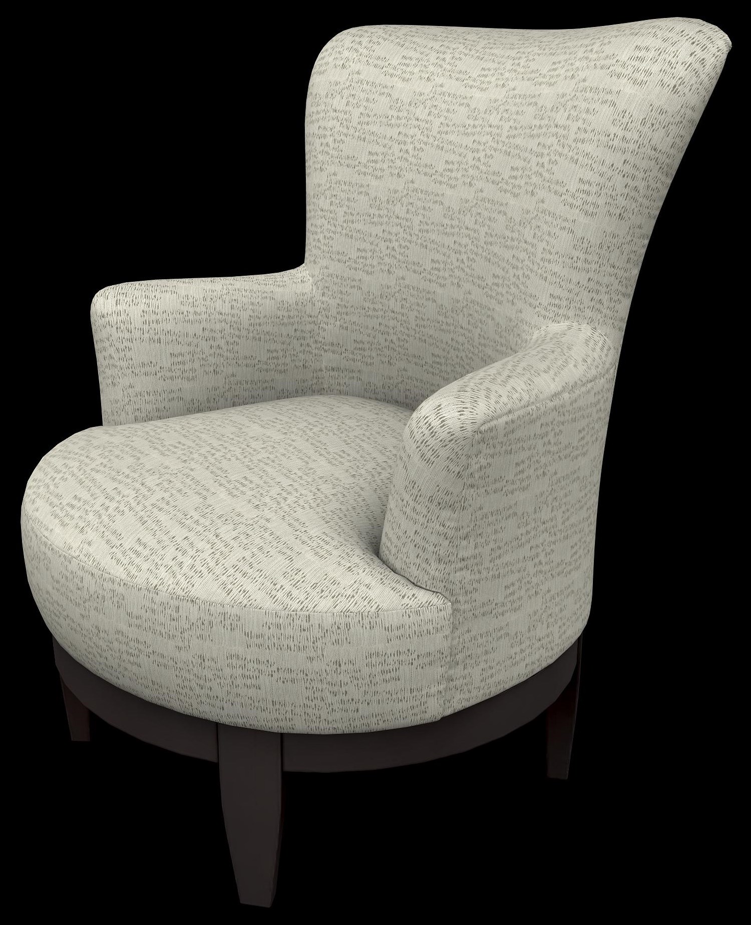 Best Home Furnishings Swivel Barrel Chairs Q2968EAR Justine Swivel